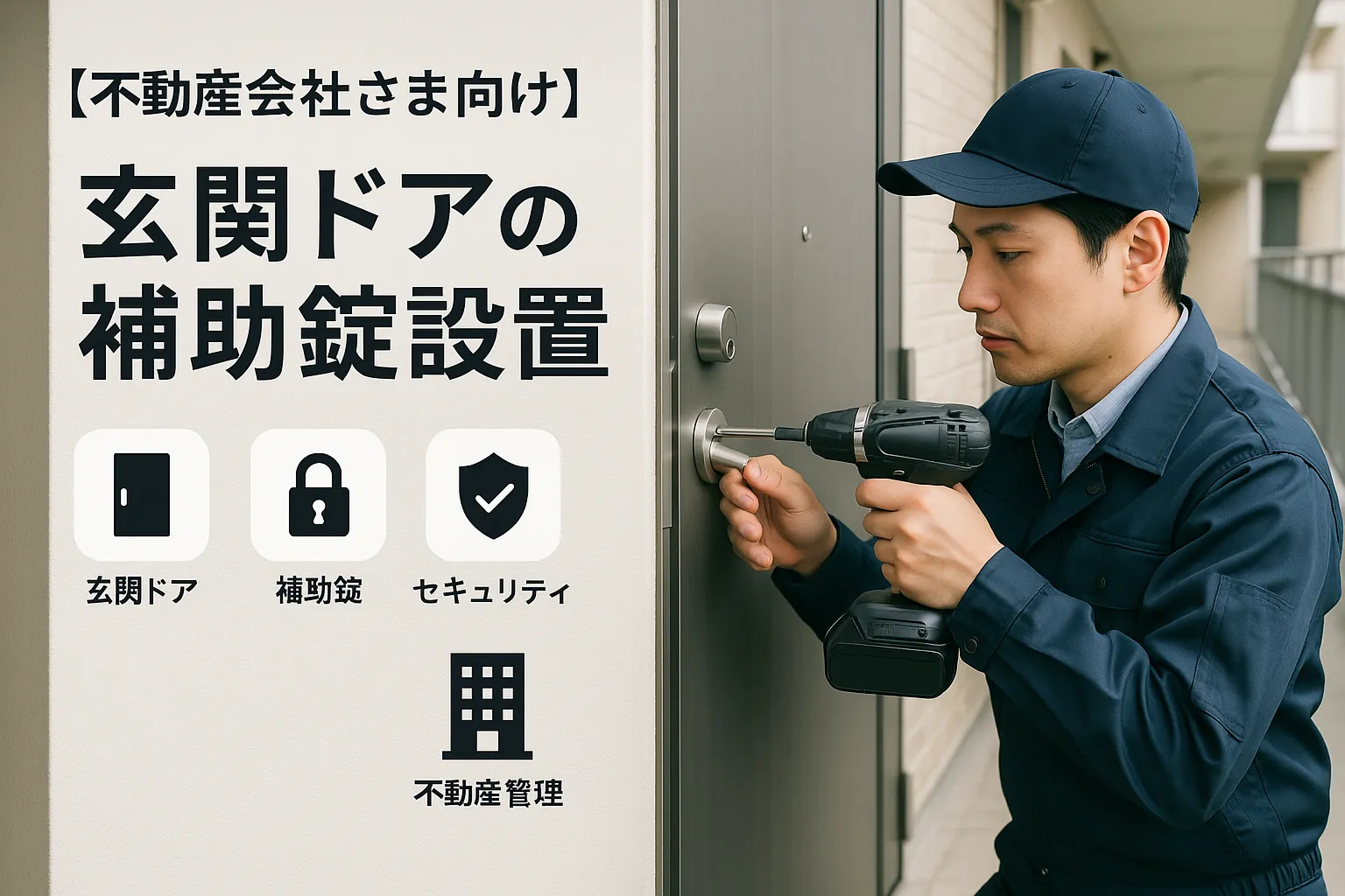 玄関ドア鍵交換