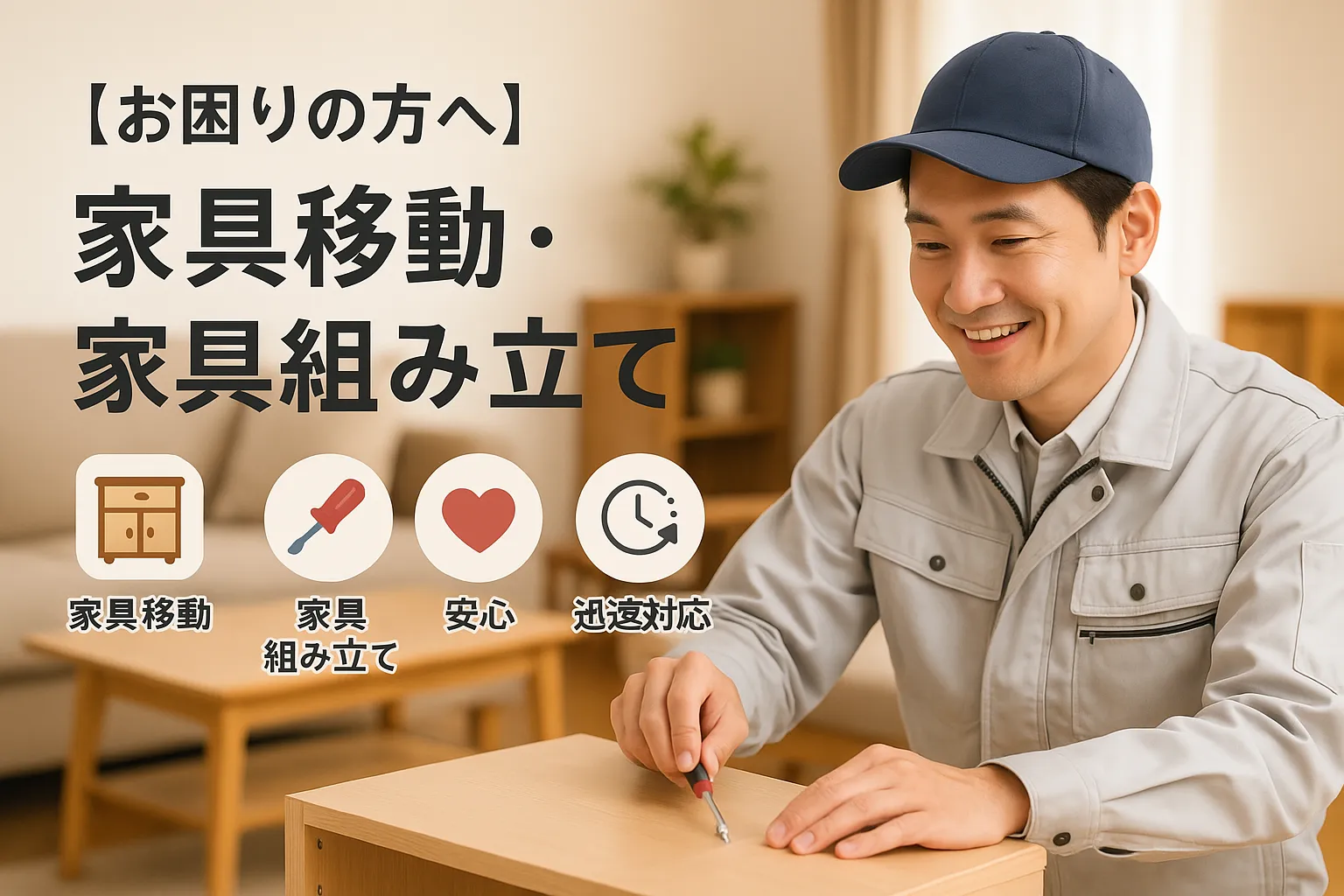 家具移動・家具組み立て