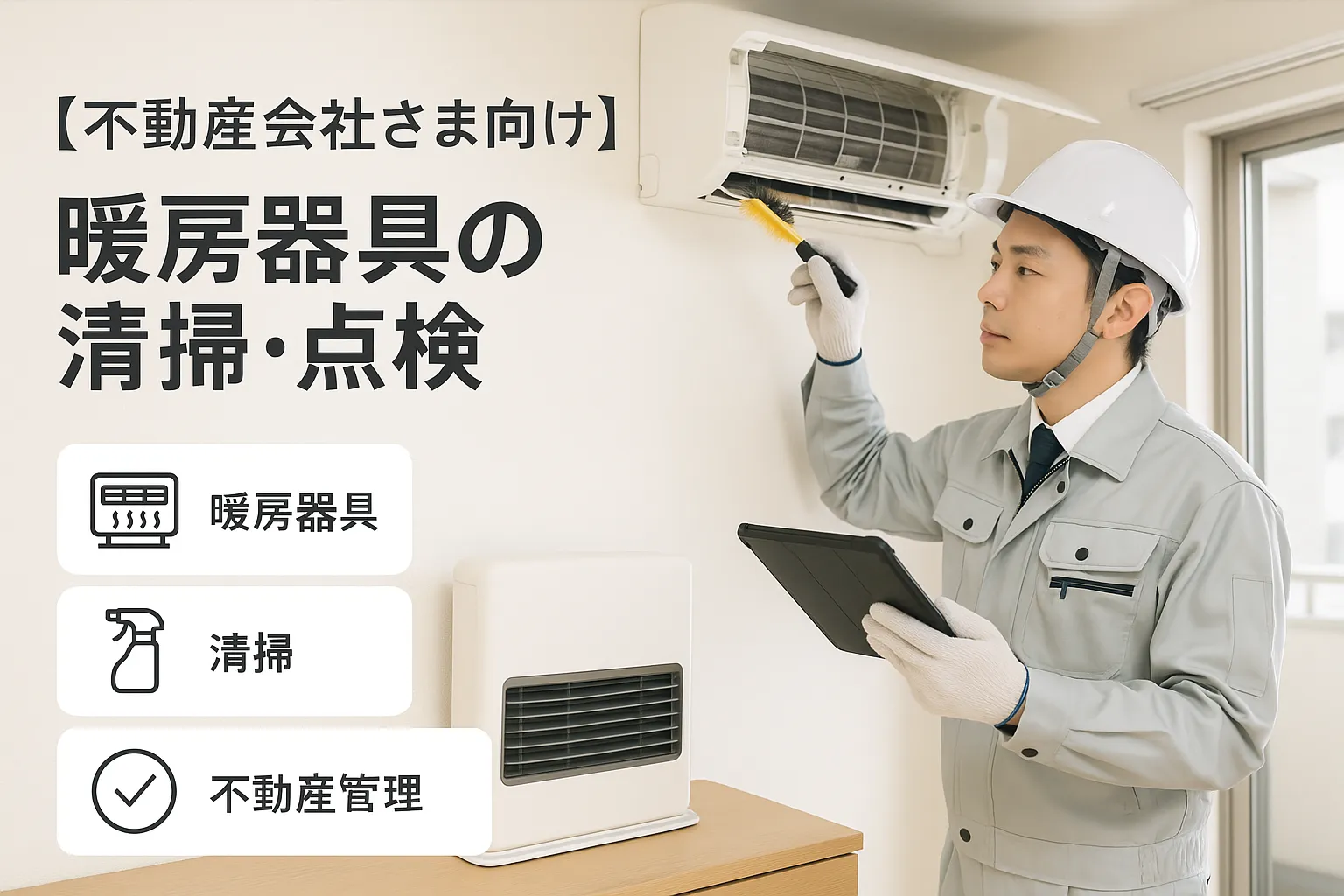 暖房器具点検