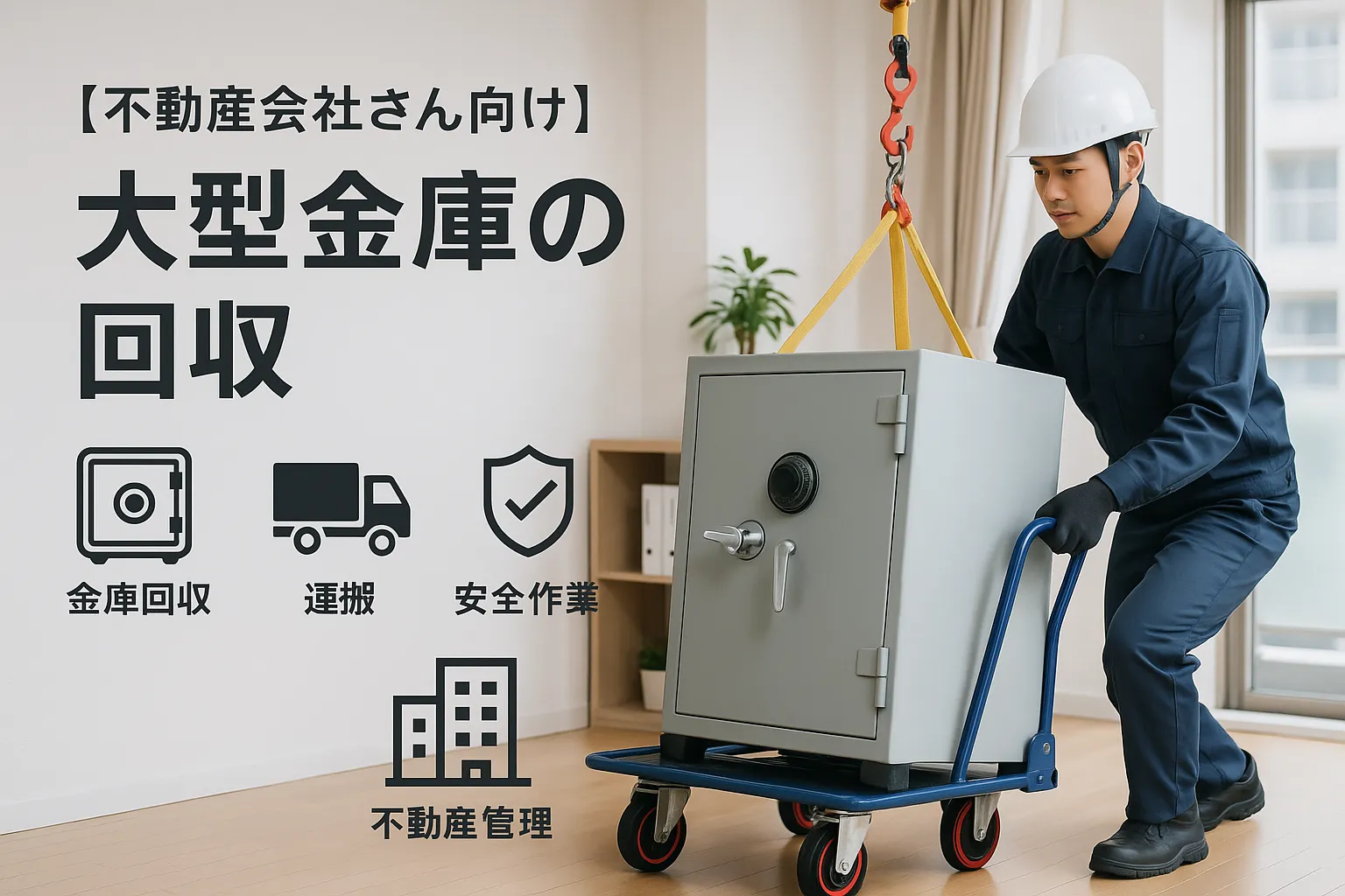 大型金庫回収