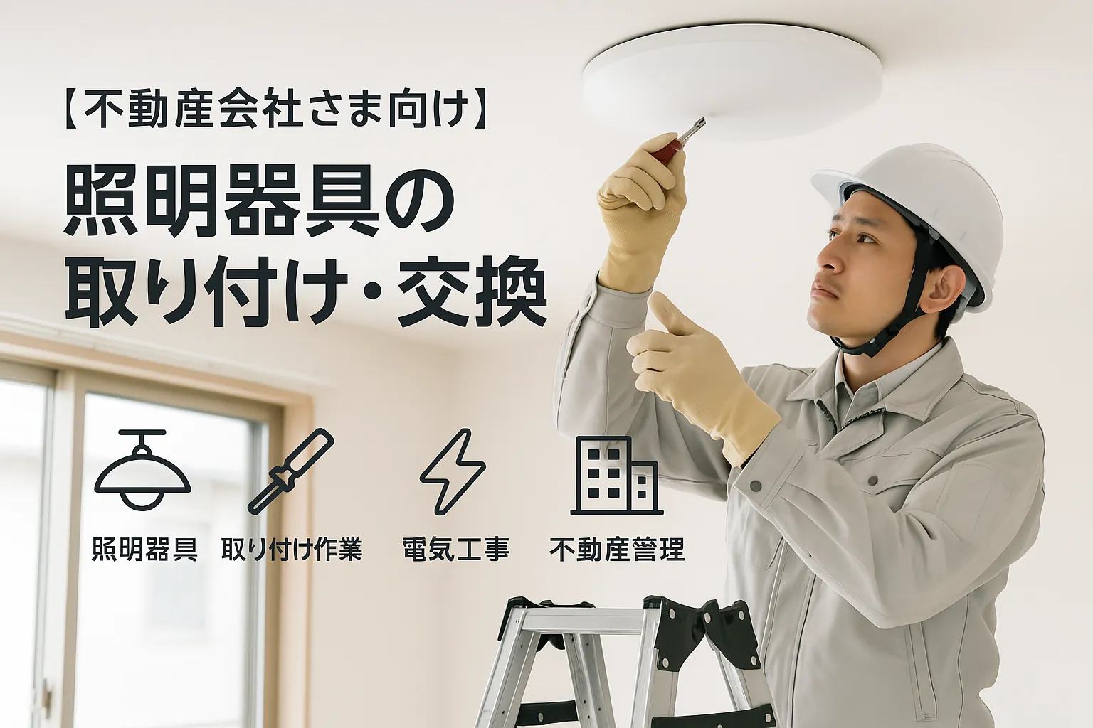 照明器具の取り付け・交換