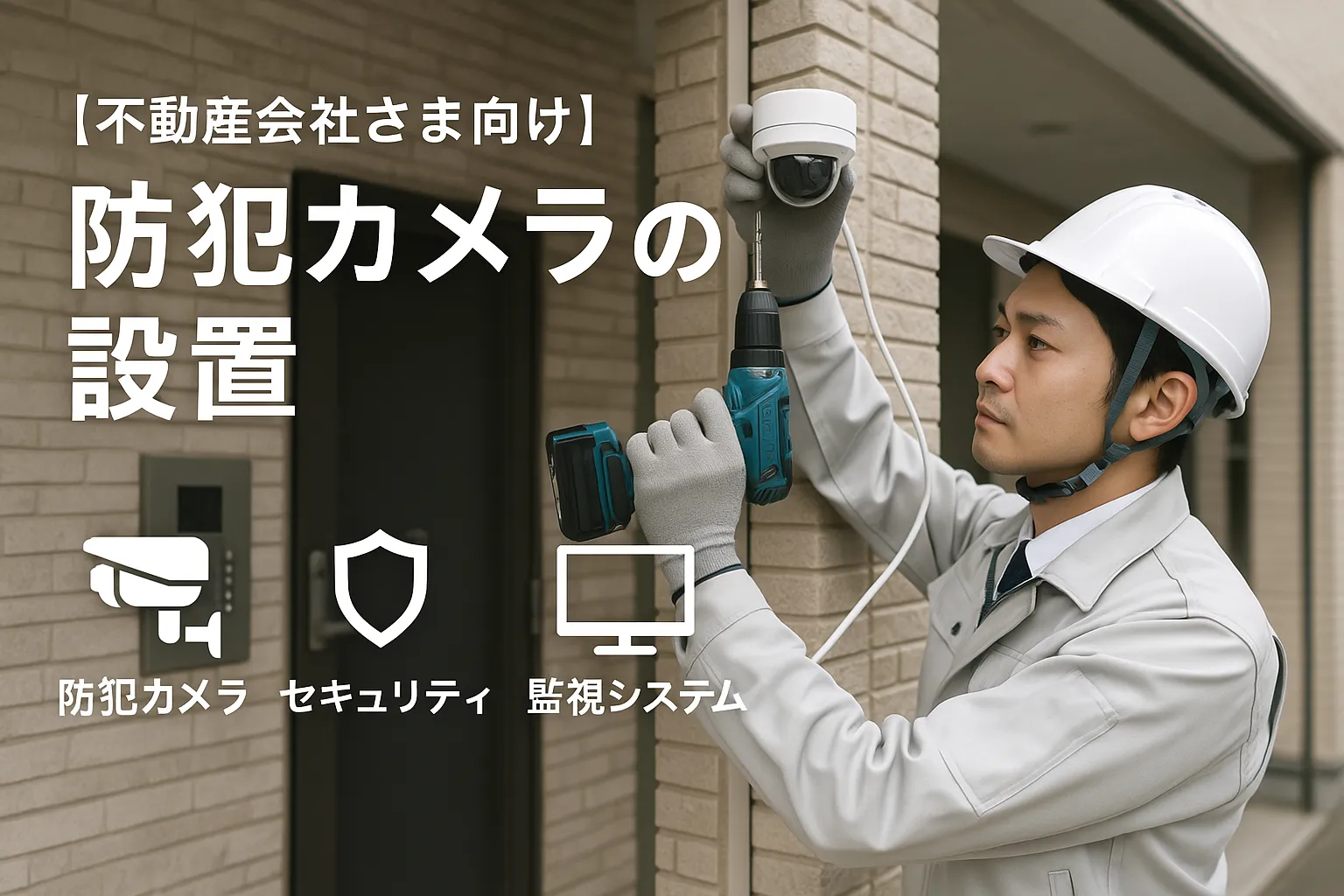 防犯カメラの設置