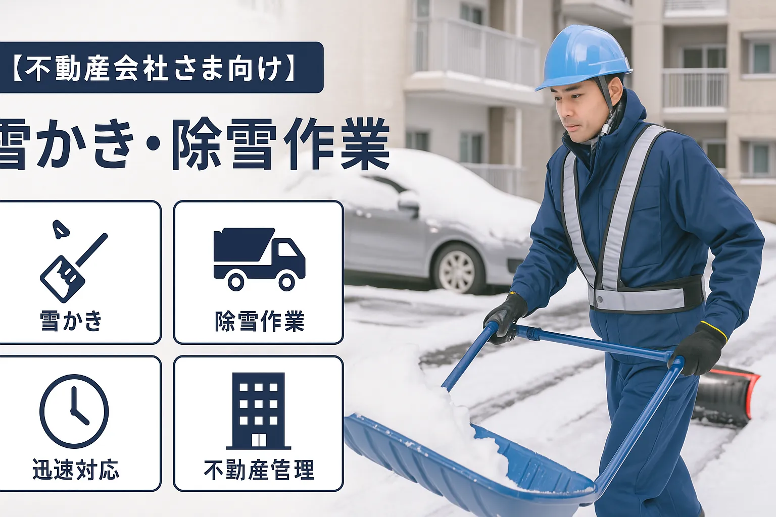 雪かき・除雪作業