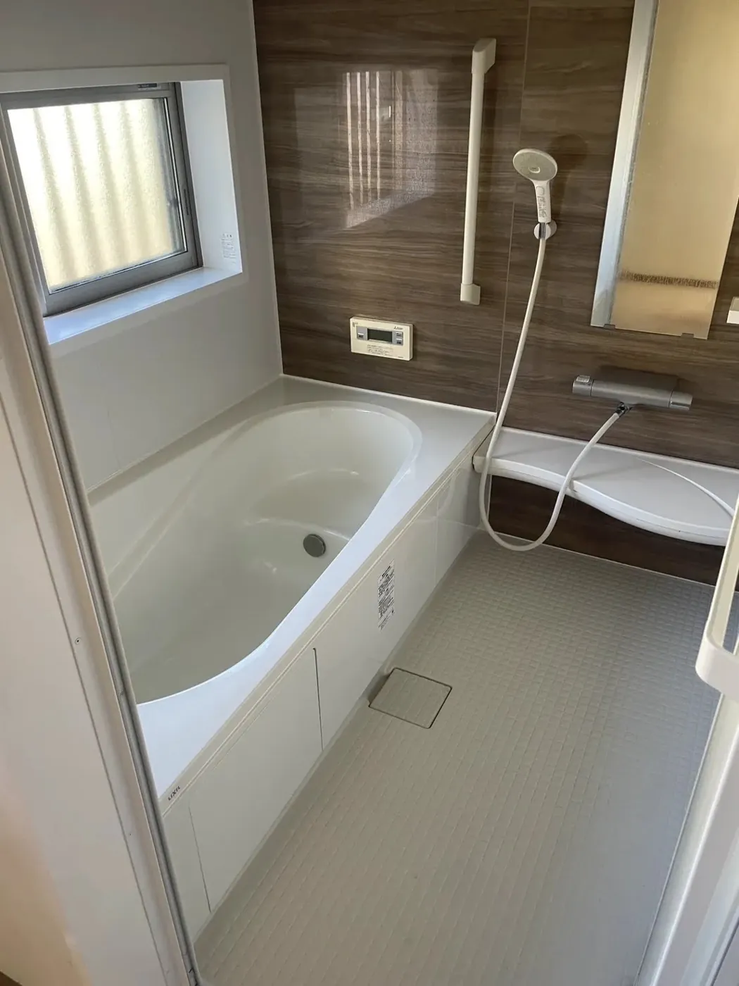 作業後の浴室全体